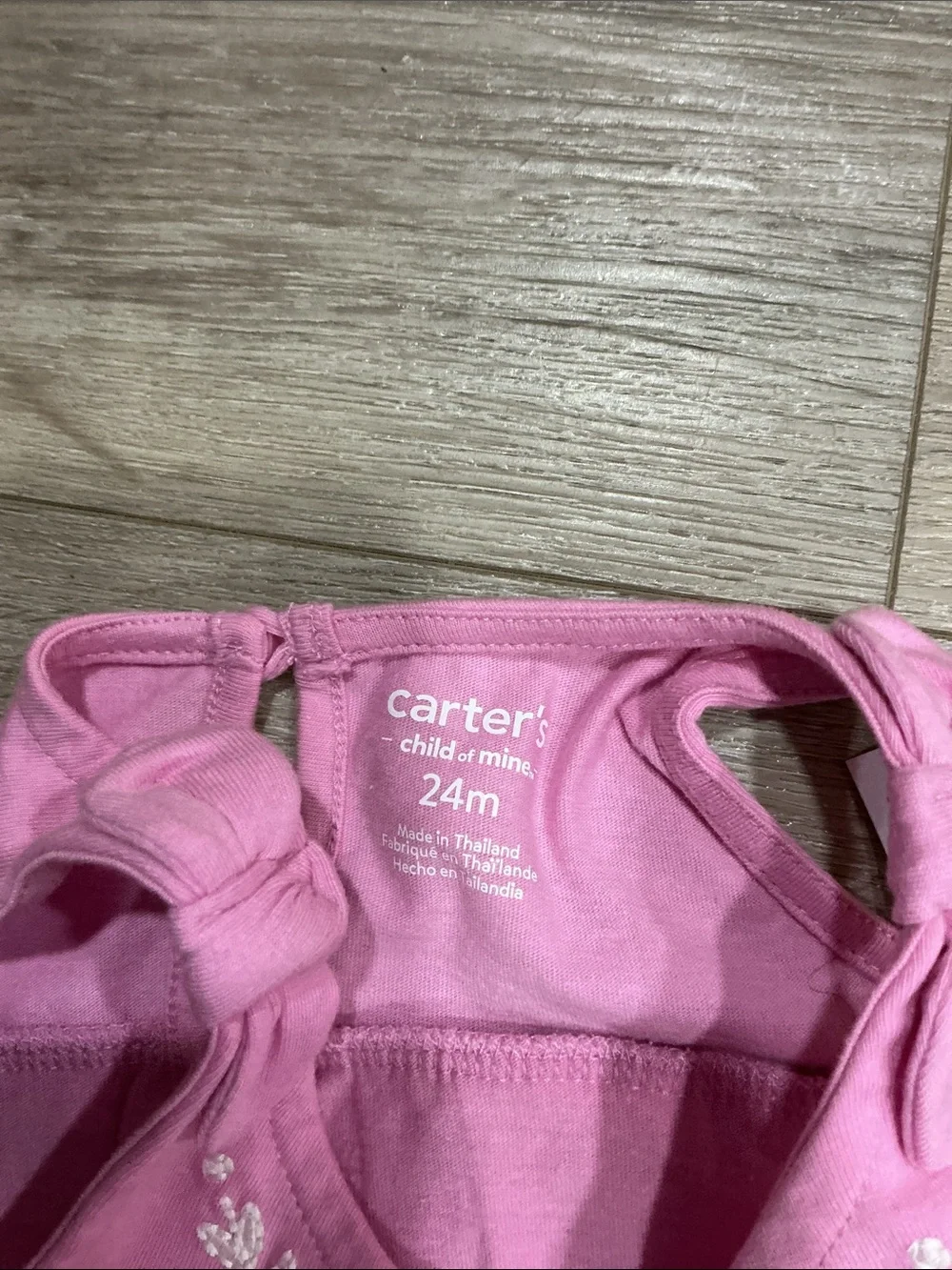 Carter's Pink Tank Bodysuit & Floral Ruffle Romper Set(wonder nation)